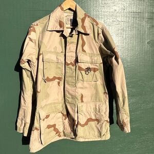 Vintage USMC Desert Camo‎ Jacket 90s Marine Corps Combat American Apparel